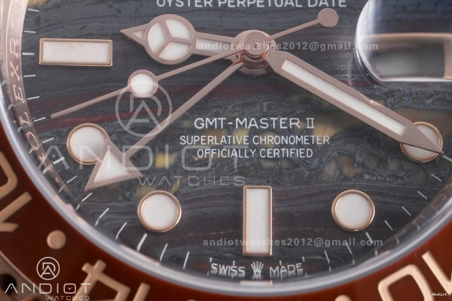Sh3285 Tiger RG Oyster 126715 Master Iron GMT Edition ARF Bracelet CHNR on Dial Best II 0522